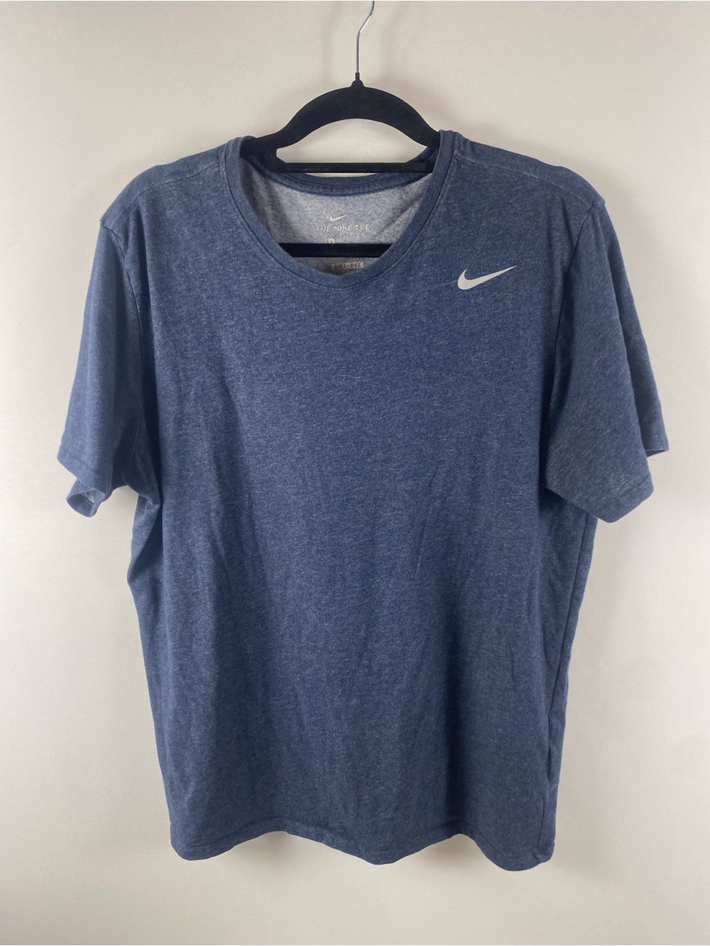 Nike Dri-FIT Blue Short-Sleeve Shirt Size L